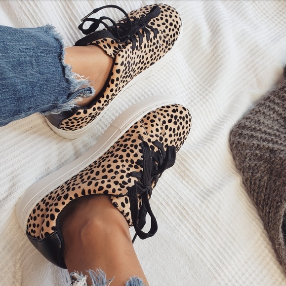 🆕️//The Brandy//leopard lace up sneaker - Picture 5 of 7